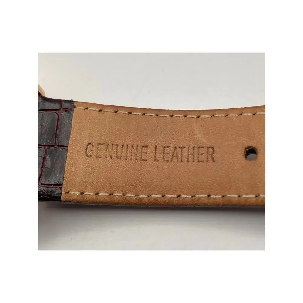 Kenneth Cole KC1549  Mens Automatic Watch 42mm Skeleton Back - WR  Leather Strap - Picture 9 of 13